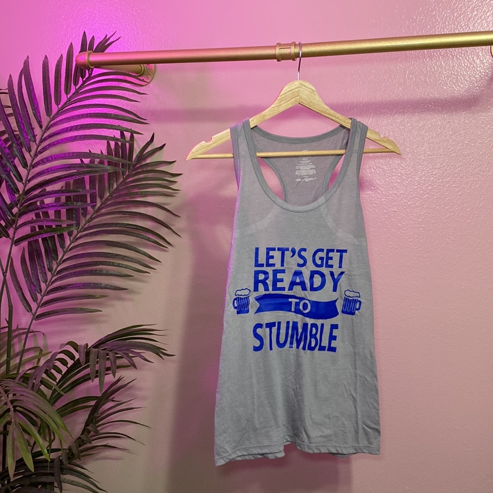 ATHLETIC WORKS - LETS GET READY TO STUMBLE TANK TOP